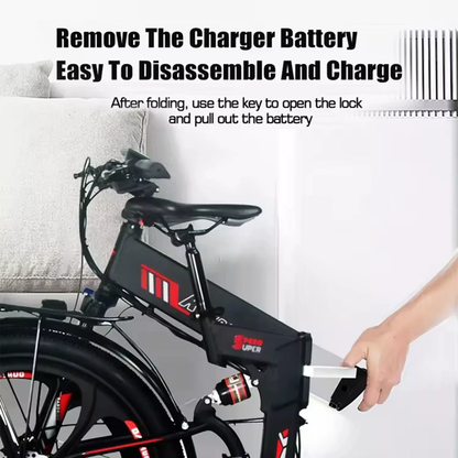 Folding E-Bike with 17AH Battery – Perfect for Adults  RANDRIDE 750W 26"