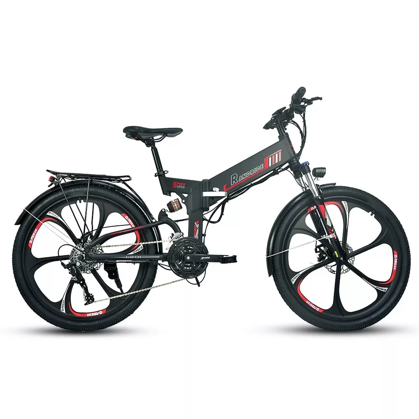 Folding E-Bike with 17AH Battery – Perfect for Adults  RANDRIDE 750W 26"