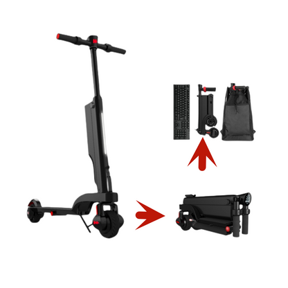 Electric Foldable Scooter – 2-Wheel Mini Kick Ride!