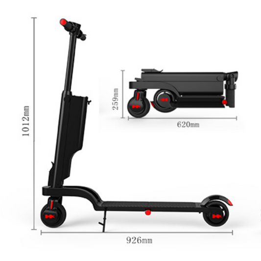 Electric Foldable Scooter – 2-Wheel Mini Kick Ride!